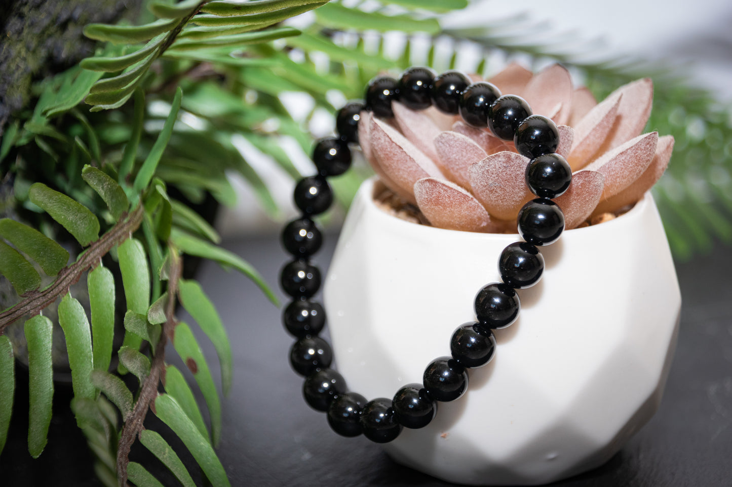 Black tourmaline power bracelet