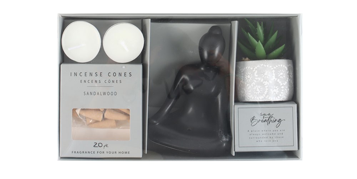 Yoga pose incense gift set