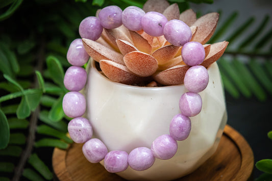 Lepidolite nugget power bracelet