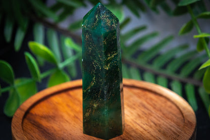 Green mica point tower