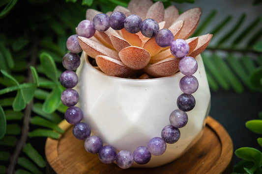 Lepidolite power bracelet