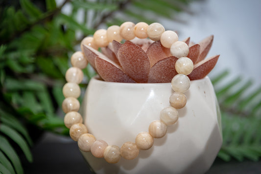 Moonstone power bracelet