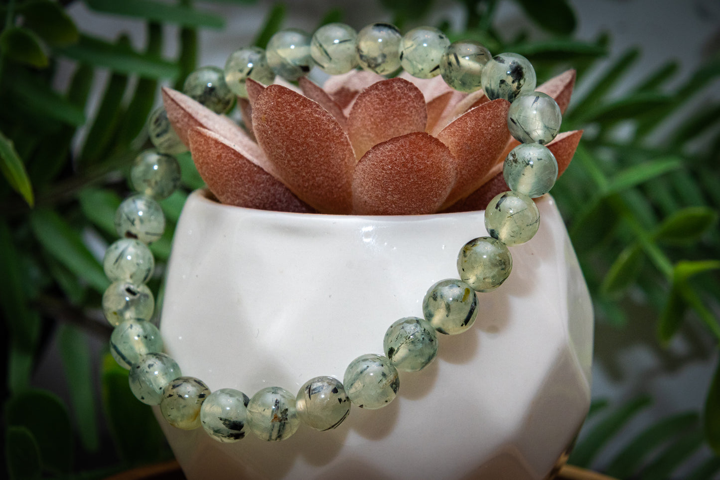 Prehnite power bracelet