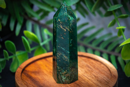 Green mica point tower