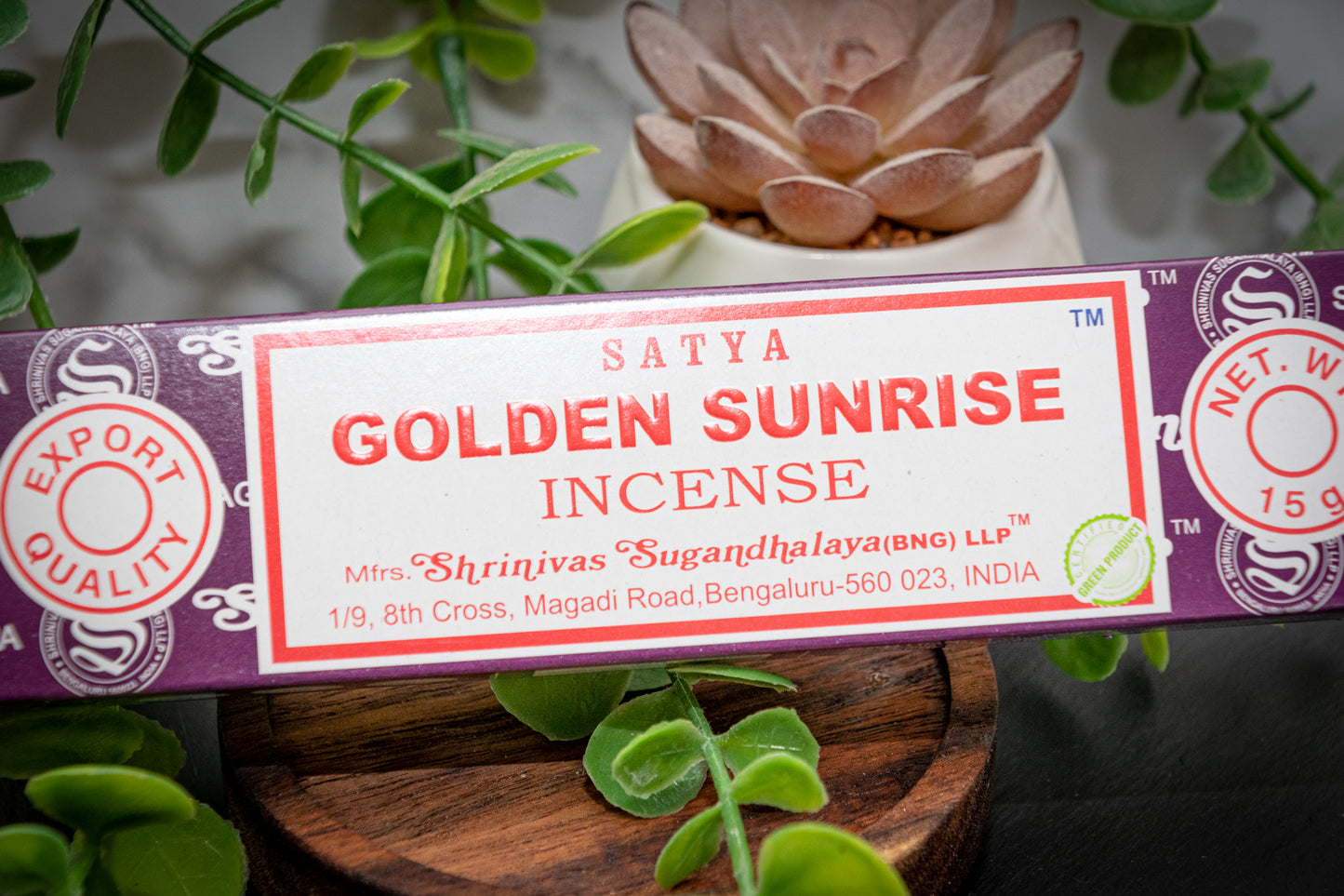 Golden sunrise incense sticks