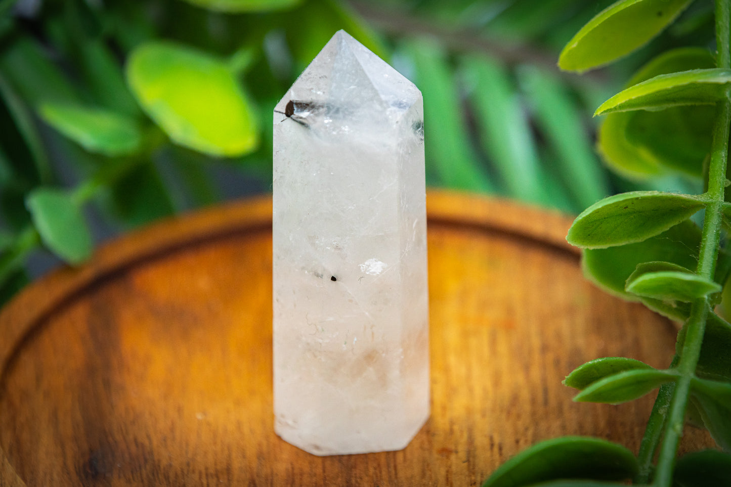 Small Tourmalated Quartz tower