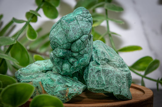 Rough malachite chunk