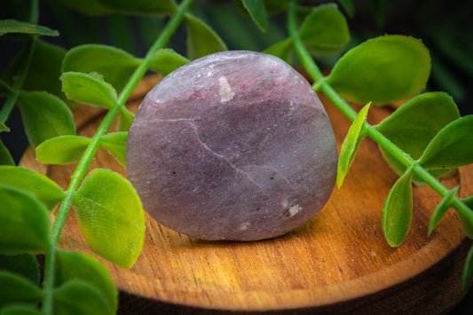 Pink tourmaline smooth stone