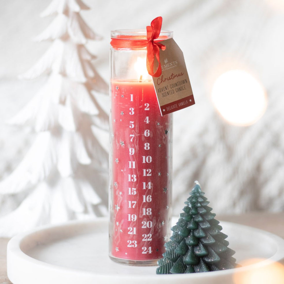 Advent tube candle