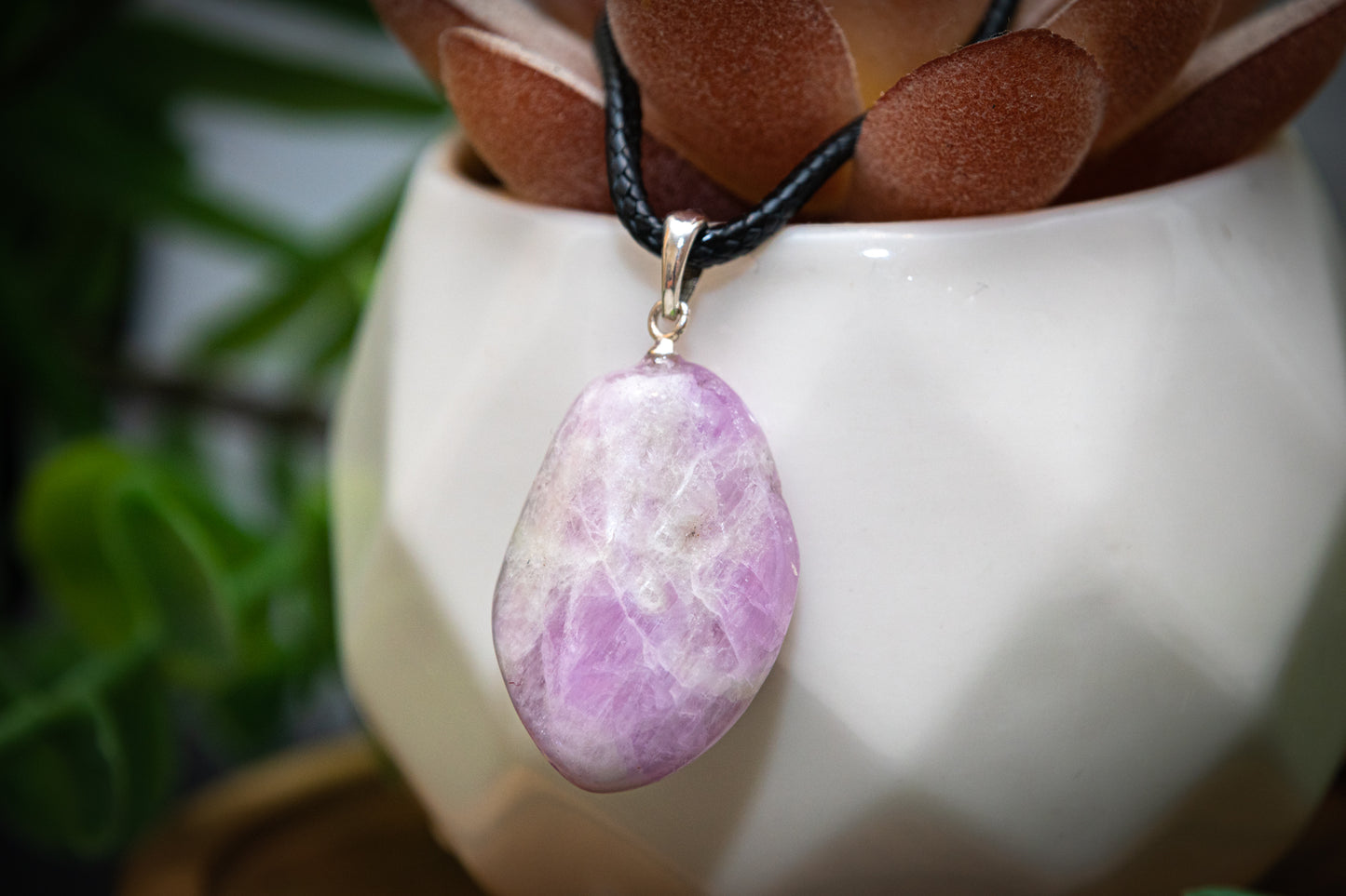 Kunzite necklace