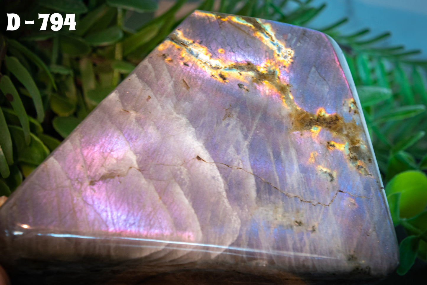 Purple sunset flash labradorite Freeform