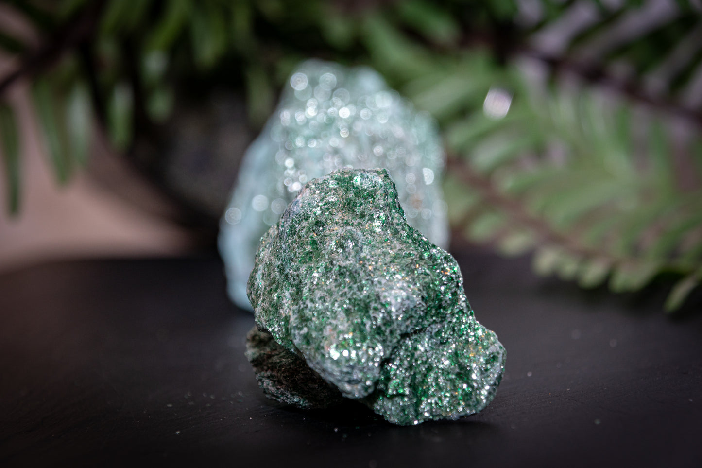 Green Fuchsite raw-stone