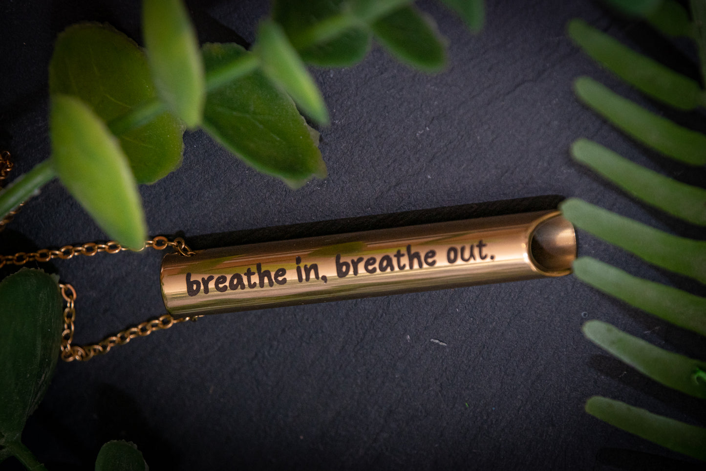 Anti anxiety breathing necklace